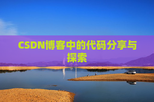 CSDN博客中的代码分享与探索